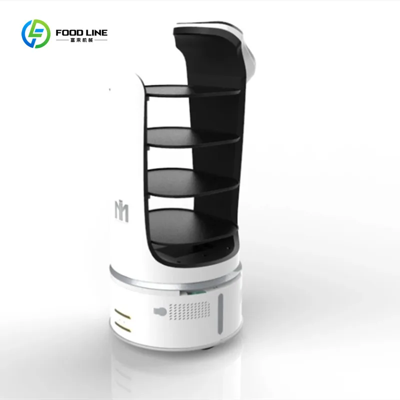 Robot Intelligente Personalizzato per la Consegna di Cibo con Sistema di Evitamento Ostacoli per Ristoranti, Hotel, Caffè e Servizi di Catering - immagine 6
