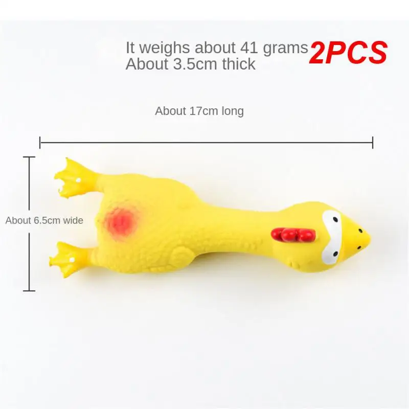 2Pcs Pet Dog Toy Puppy Sound Toy Dog Giocattolo Di Gomma Cane Masticare Giocattolo Resistente Al Morso Addestramento Del Cucciolo Interattivo Per Picc