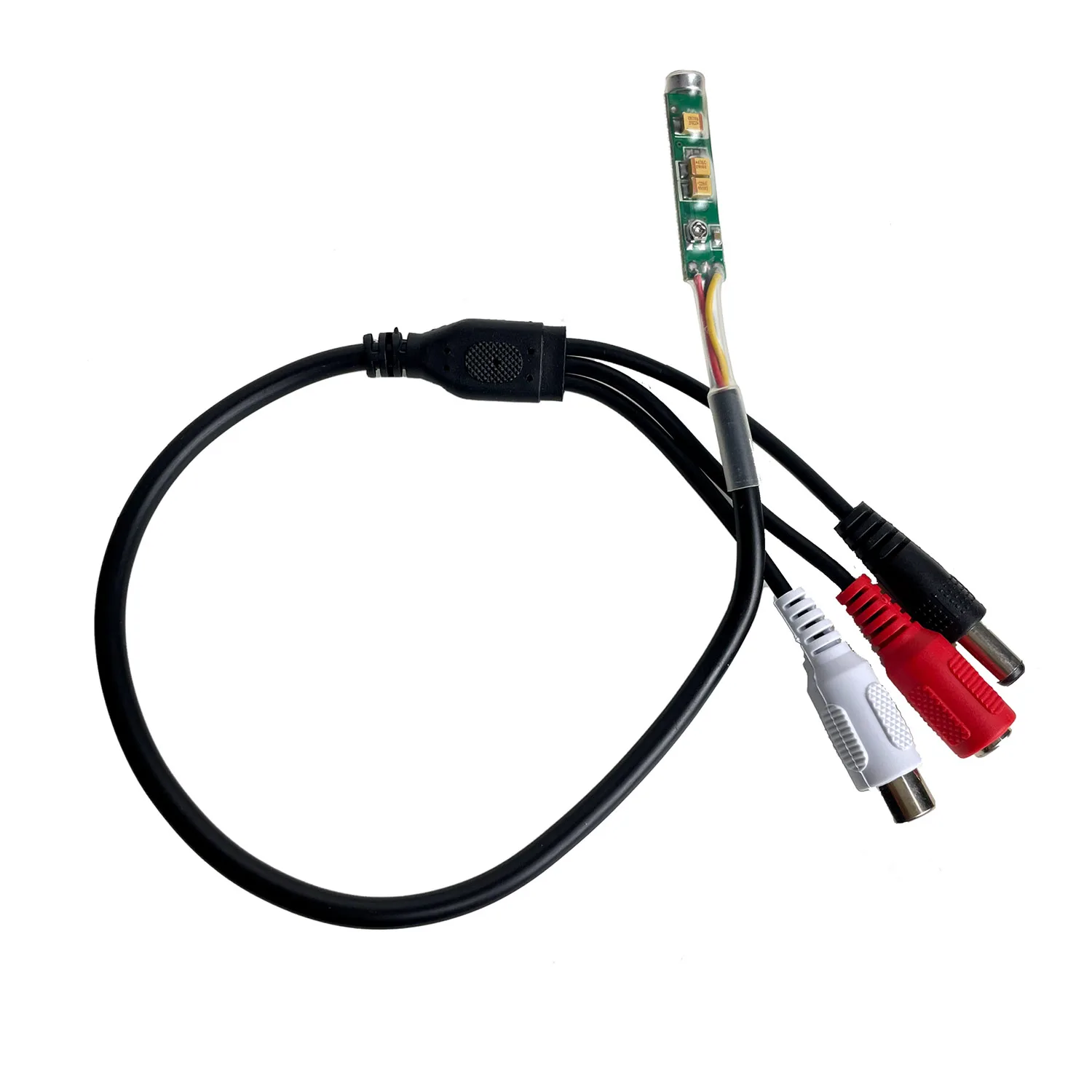 Uvusee Mini RCA CCTV Microphone High Sensitive Pickup Audio Mic Microphone Cctv Security Camera DVR System
