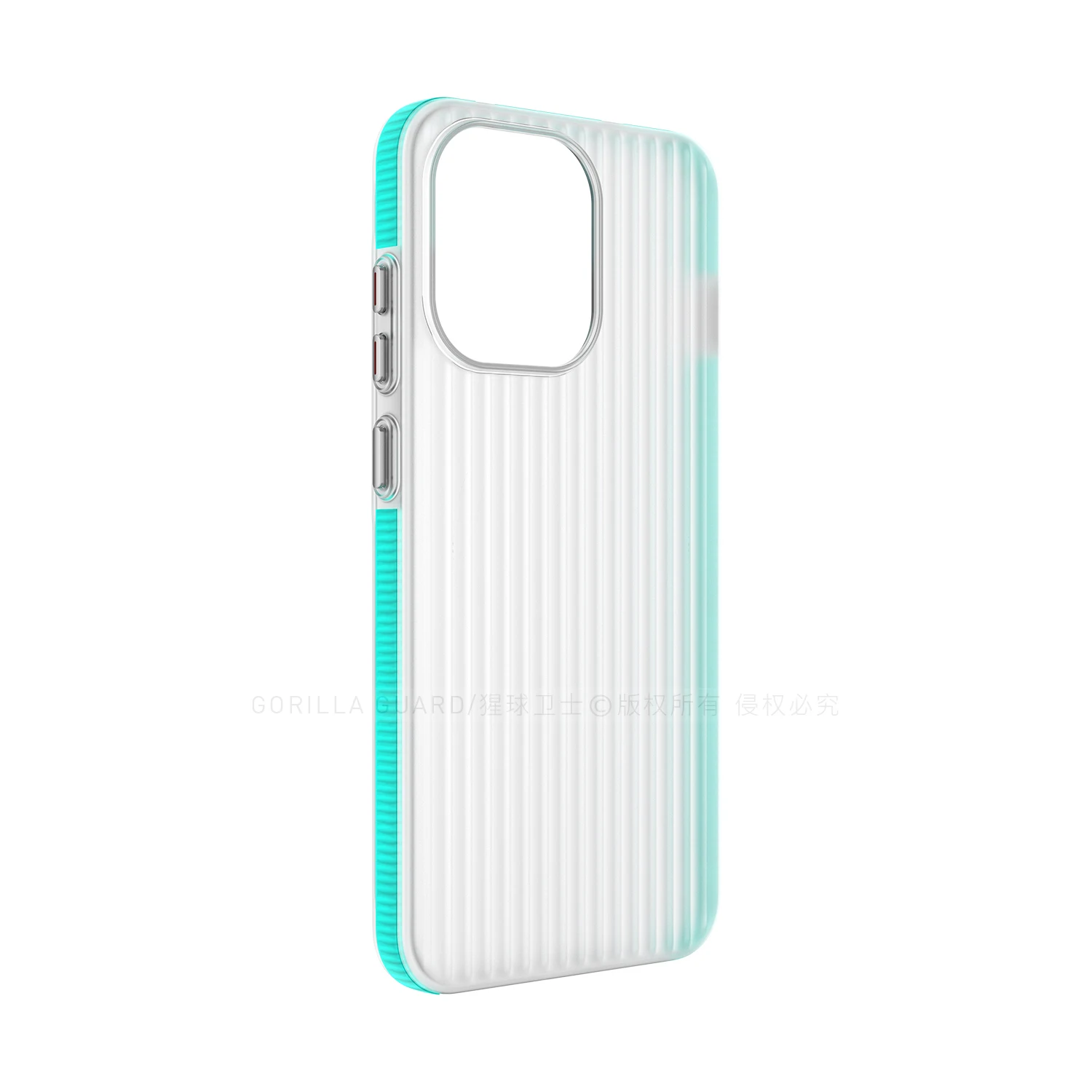 MagSafe Matte Transparent Magnetic Luggage Stripe Phone Case - Hard Shell Design