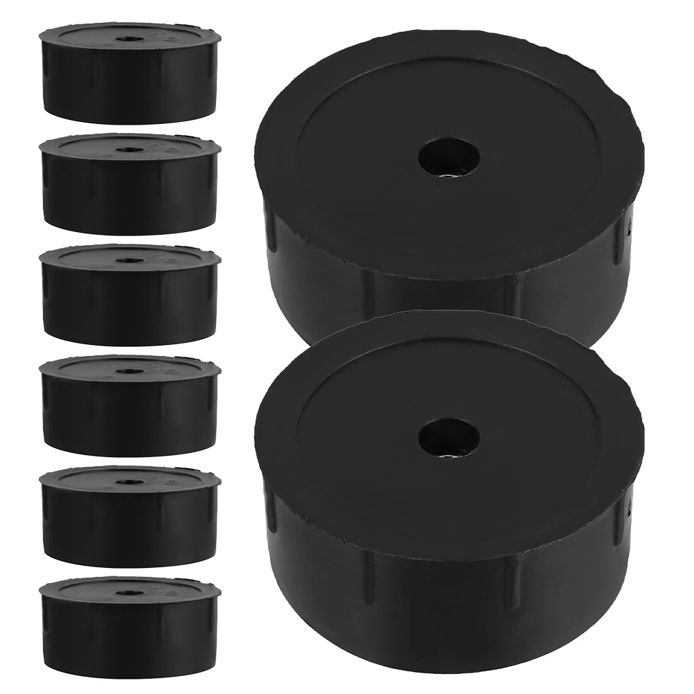8pcs Cat Tree Replacement Parts Black Plastic End Caps For Diy Cat Scratching Post Repair Tube Plugs Hole Plug Pet Climbing 8pcs Cat Tree Replacement Parts Black Plastic End Caps For Diy Cat Scratching Post Repair Tube Plugs Hole Plug Pet Climbing