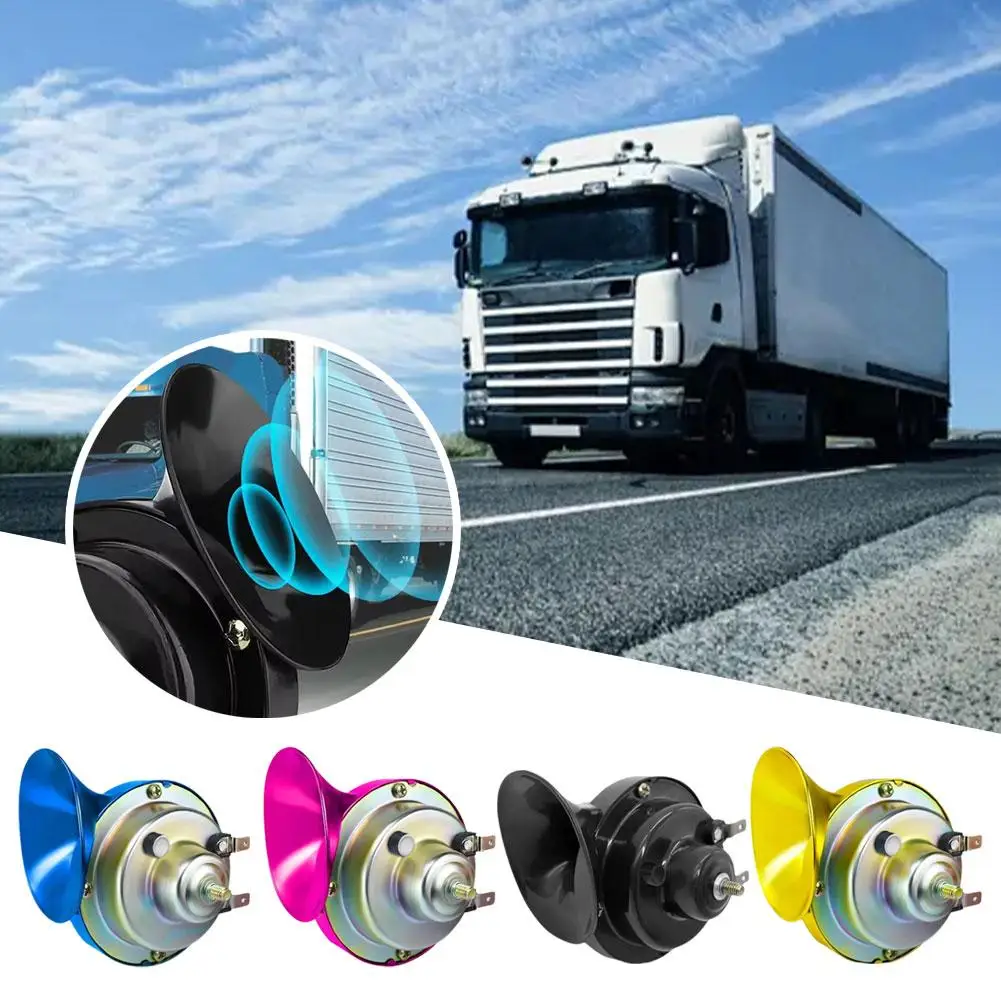 Car Siren Horn Car Air Horn Motorcycle Horn Air Horn Train Horn Waterproof Horn 12V 300DB Super Loud Train Horn Waterproof Universal Horns Siren Loud Car Horn Electric Snail for Motorcycle Car Truck SUV L5P1