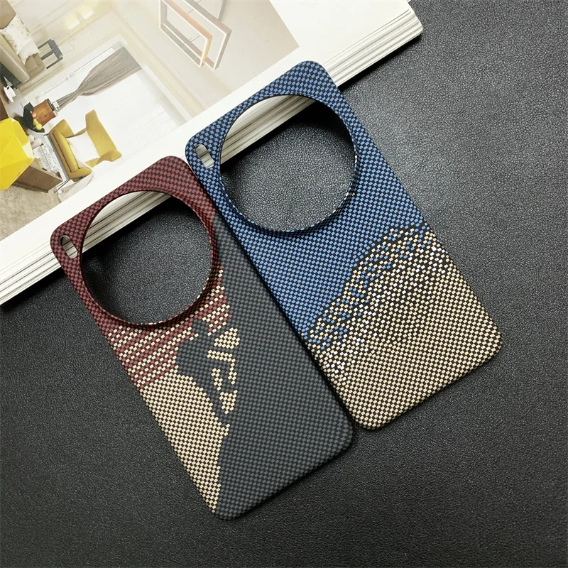 Sleek Matte Slim Carbon Fibre Texture Shockproof Phone Case