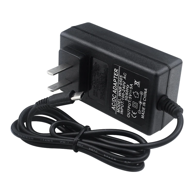 Orange Pi Power Adapter 5V 5A Type-C Power Supply for Orange Pi 5 Pro / Max / Ul