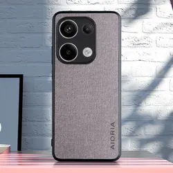 Premium Textile Case with Soft TPU and Hard PC for Enhanced Touching Experience (Light Grey)
