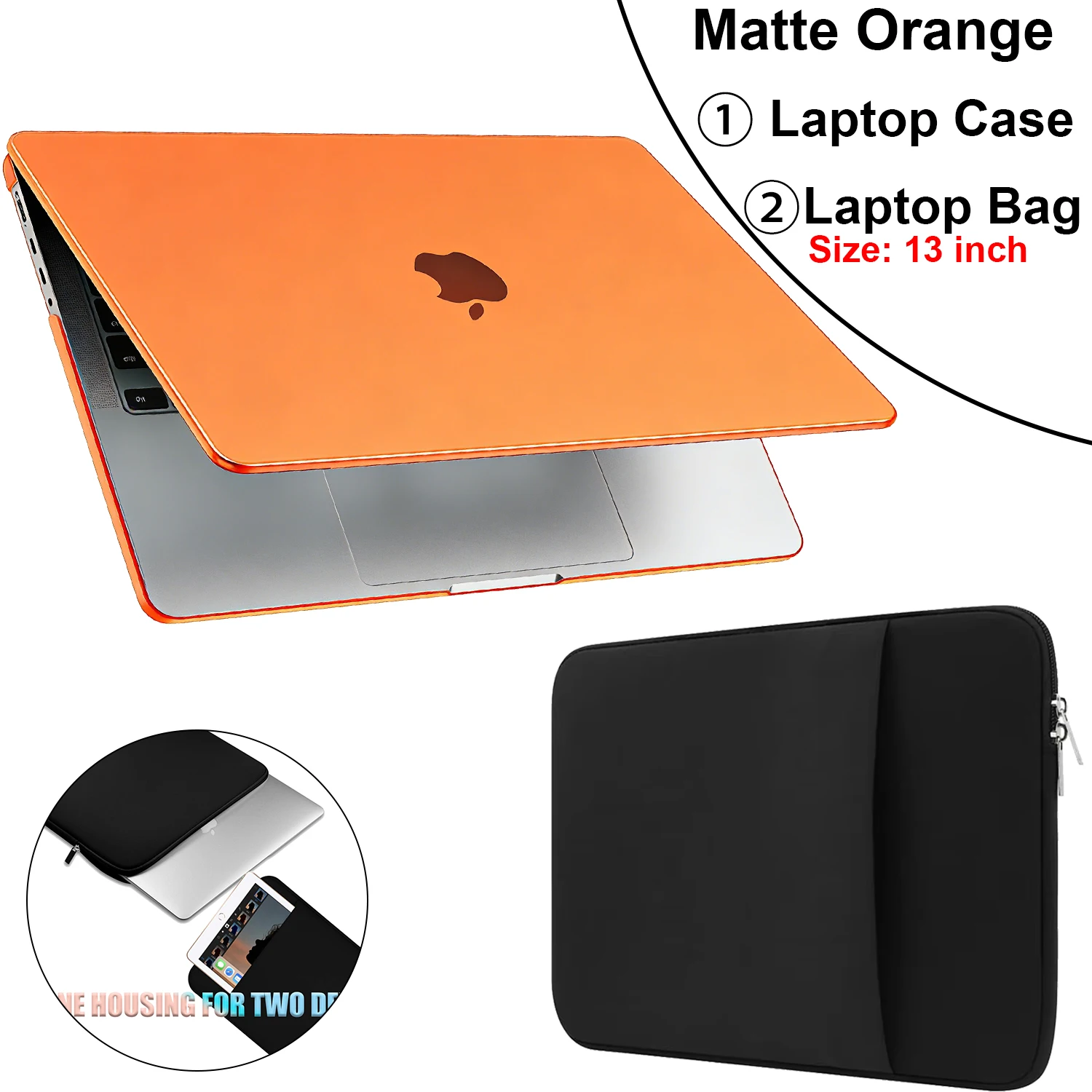 Sleek Matte Laptop Case for MacBook Air 13.6-inch