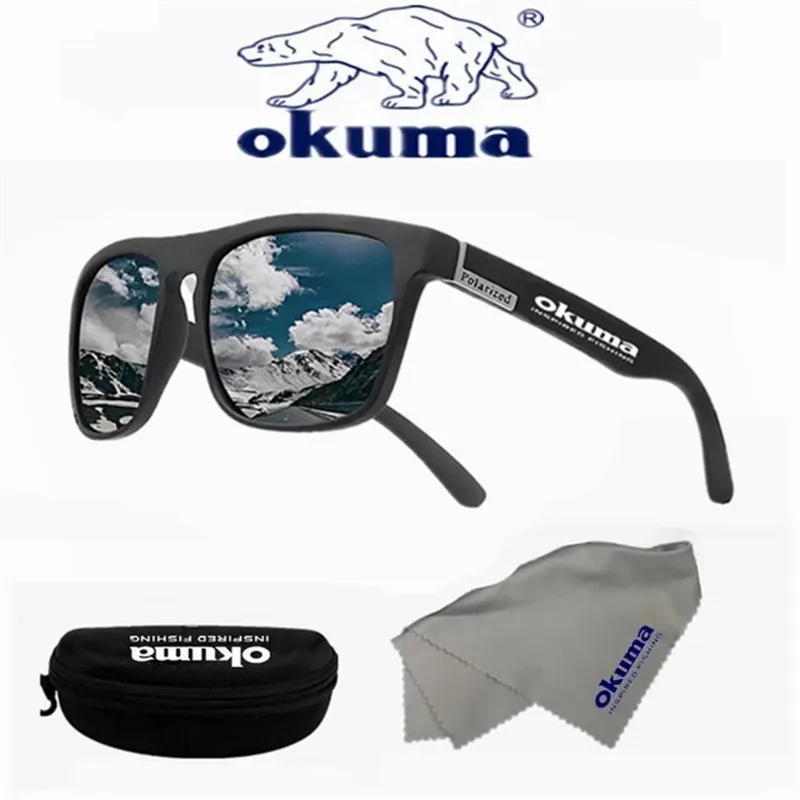 Okuma Polarized Sunglasses UV400 for Men and Women Outdoor Hunting Fishing Driving Bicycles Optional Box polarized sunglasses fishing sunglasses