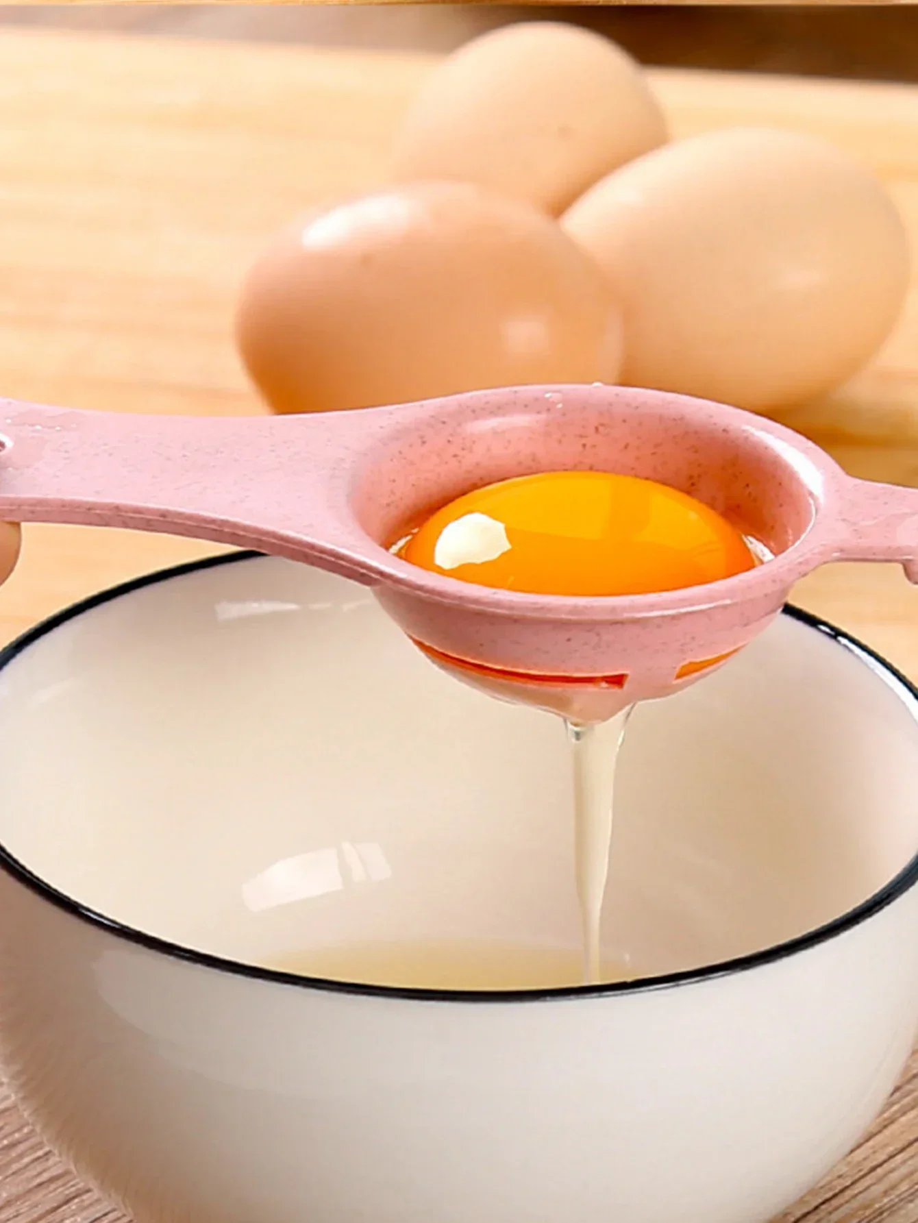Multi functional egg yolk separator for Baking
