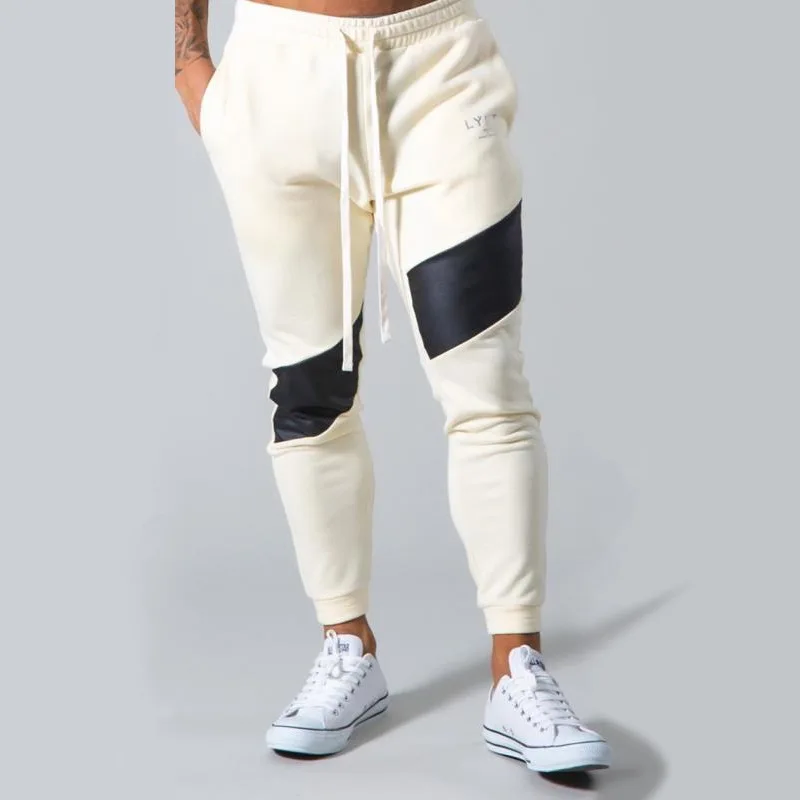 Fitness pants splicing sports casual basketball sports cargo pants joggers men clothing