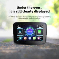 EKIY 5.0 inch Wireless CarPlay Moto Portable Digital Motorcycle Dashboard GPS Navigation Display Screen Android Auto Monitor - Image 5