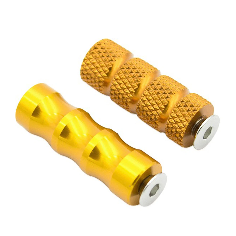 6mm CNC Gear Shift Brake Lever Footpegs Foot Peg Footrest Rearset Motorcycle - Foto 2