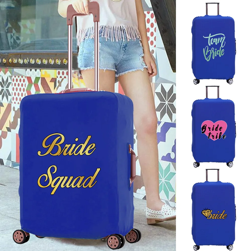 

Luggage Case Thicken Dust-proof Protective Cases Bride Print Travel Accessory Cover Apply To 18-28 Inch Trolley Suitcase Covers