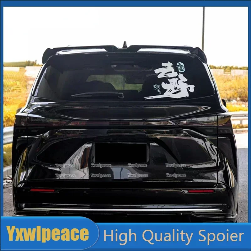 

For Toyota Sienna 2021 2022 2023 Spoiler ABS Plastic Primer Color Rear Roof Spoiler Trunk Wing Body Kit Accessories