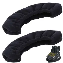 1 Pair S/M/L Ice Skate Cover Flannel Microfiber Skates Guard Hockey Colorful Skates Cover Skate Guards Ice Skates