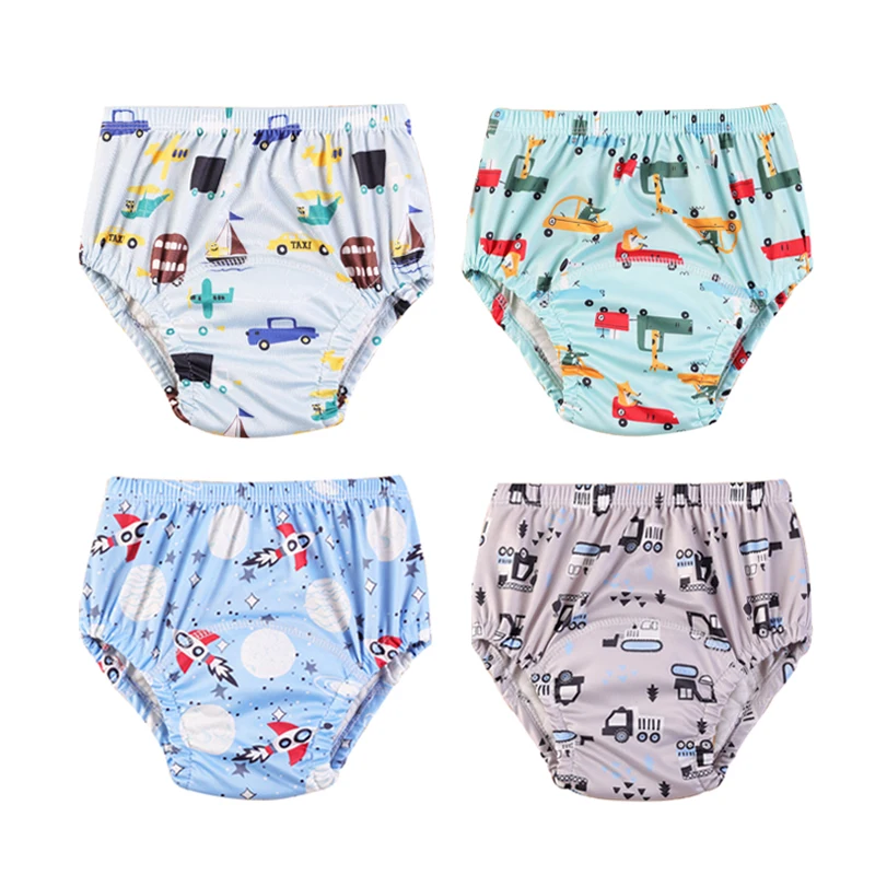 

2023 New Fashion Reusable Baby Kids Cloth Diaper Panties Washable Potty Training Pants Learning Panties Brief for Baby Girl Boy