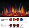 39" Electric Fireplace Insert,Freestanding & Recessed Electric Stove Heater,Touch Screen,Remote Control,750W-1500W with Timer 3
