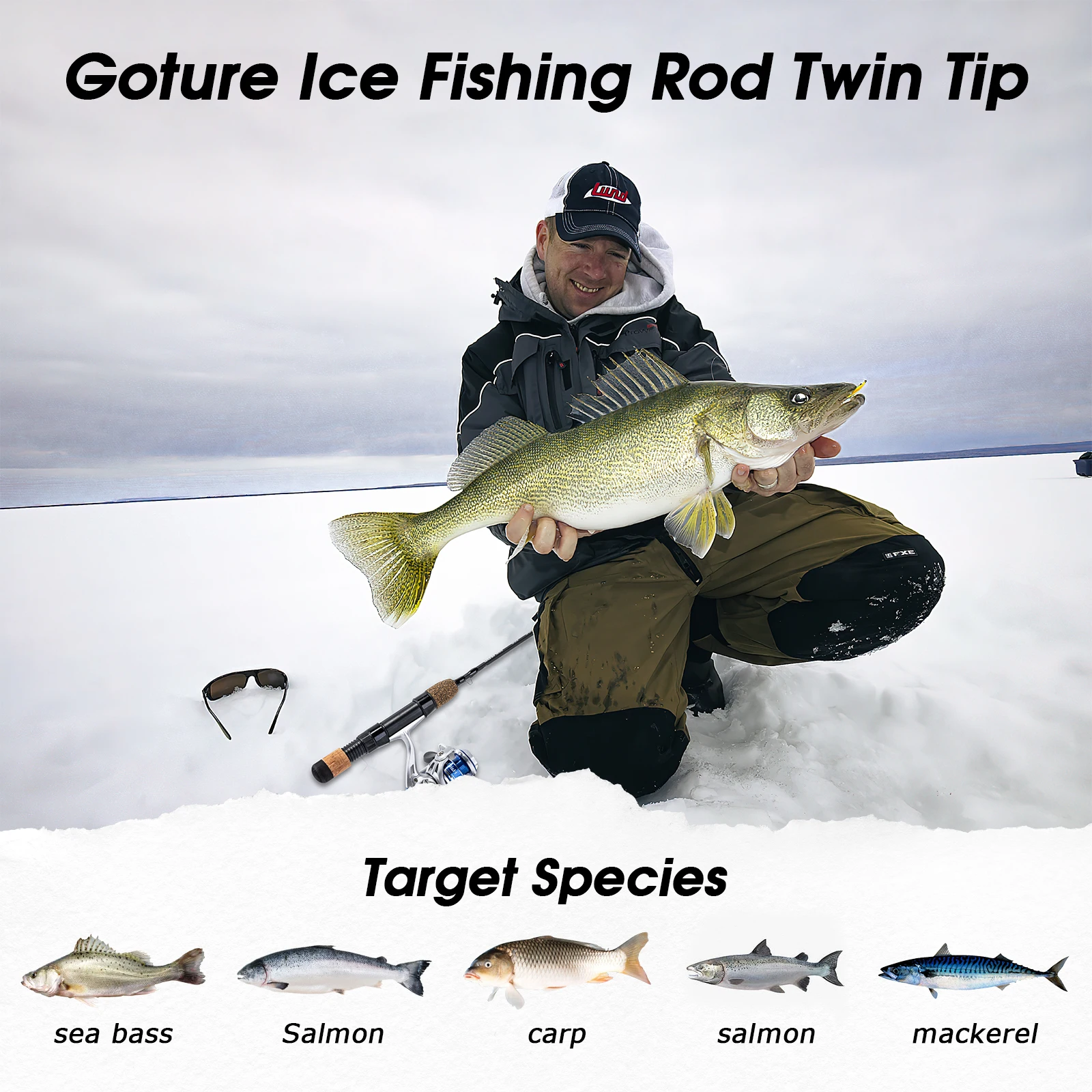 Winter Ice Fishing Rod 6