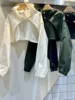 Women's Pure Color Long Sve ort Hooded Sun Protection Outerwear Summer 2023 New Sle Commute Windbreaker Jaet