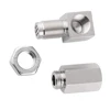1Pcs Mini Oxygen Catalyst Sensor For Automobile 60.8*52.5MM / 2.4*2.1IN Silver Stainless Steel Material Brand-new Auto Parts 3