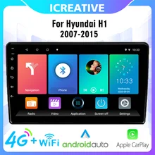 

9 Inch 2 DIN Car Multimedia Player 2 DIN AutoRadio For Hyundai H1 2007 - 2015 Android Wifi GPS Navigation Stereo Head Unit