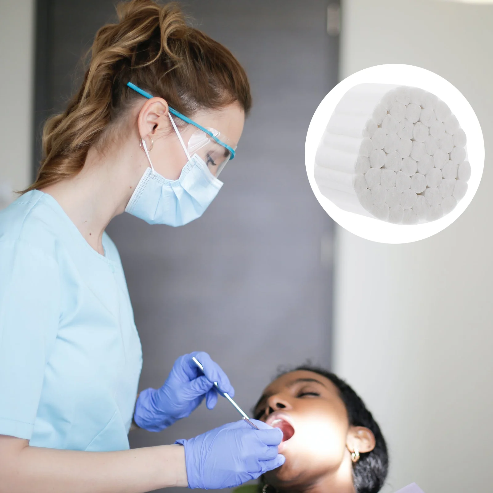 

1000 шт., хлопковые пробки для носа для детей и взрослых