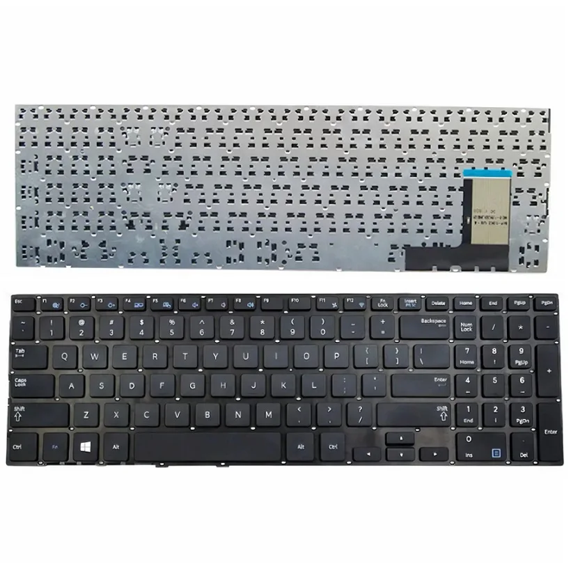 

New US Laptop Keyboard For Samsung NP470R5E NP470R5E-K01CA NP510R5E NP510R5E-S01CA 470R5E 510R5E Black Without Frame