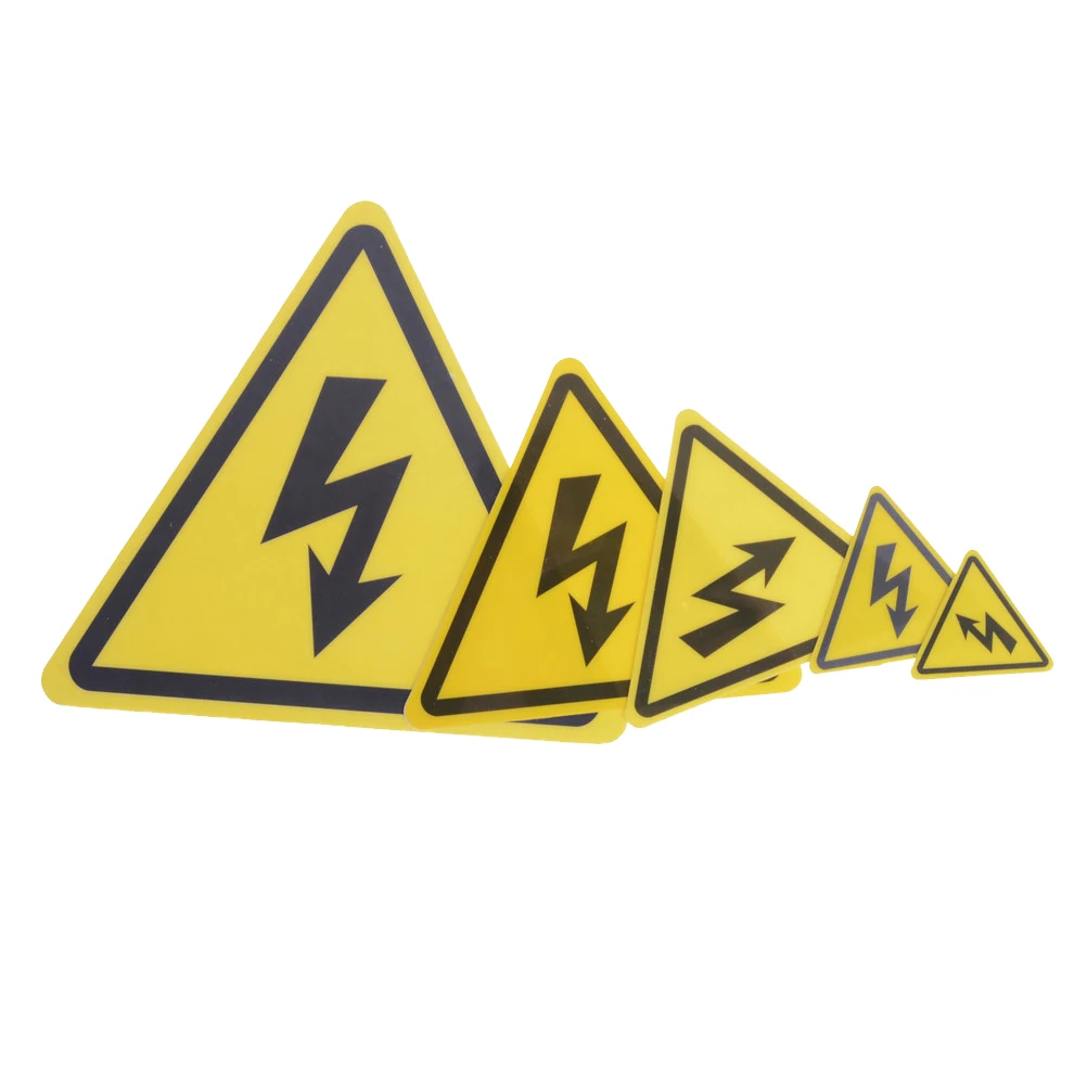 2PCS Danger High Voltage Electric Warning Safety Label Sign Decal Sticker warning stickers,warning decal