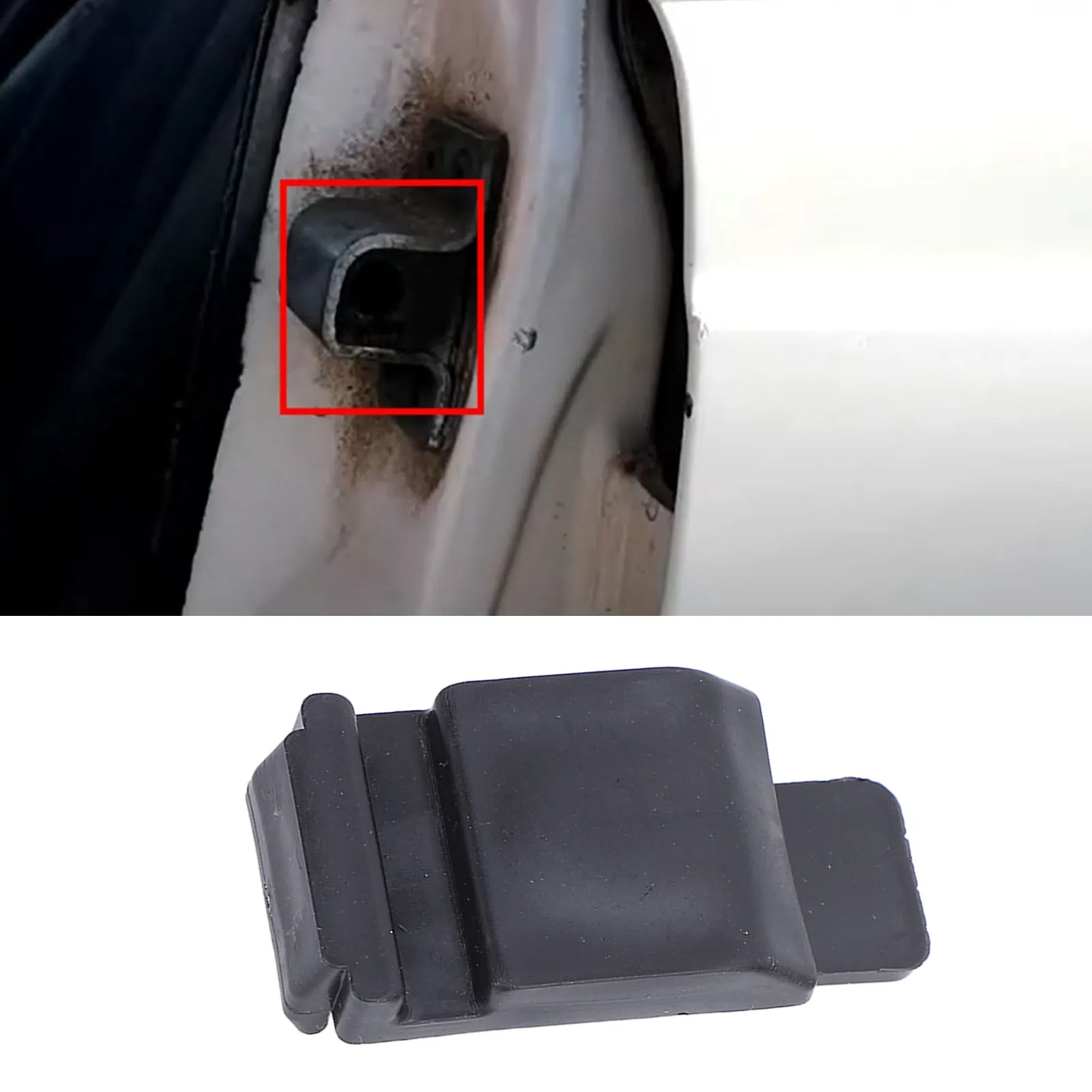 4PCS Car Door Lock Striker Plastic Fix Set Abrasion Resistant