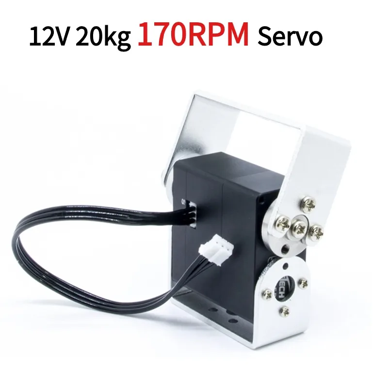12V-20kg-170RPM-High-Speed-TTL-Serial-Bus-Servo-Programmable-360 ...