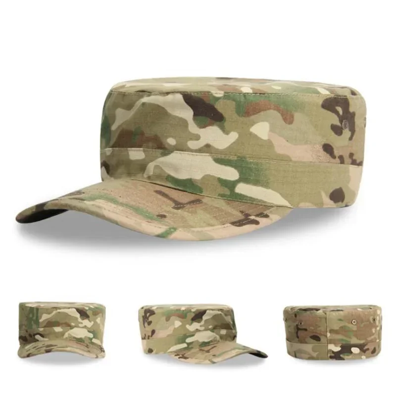 Men's Tactical Cap Blank Plain Camo Fitted Hats Multicam Caps Baseball Desert FG atacs Camouflage Cap Hat Gear