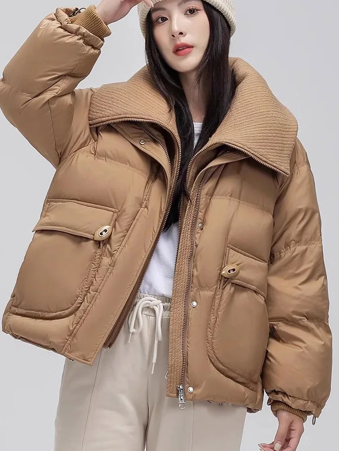 

Women's Clothing High-End Lapel Design down Jacket Winter New 170