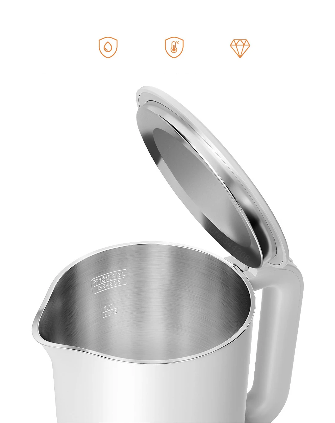 Description Picture 5 of itemIconic Brand MIJIA Constant Temperature Electric Kettles 3 Kitchen Appliances LED Display 24H Intelligent Thermos 4 Modes Tea Coffee