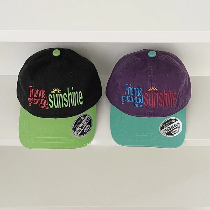 

Новинка 2024, американская бейсбольная кепка в стиле ретро с вышивкой, универсальная Регулируемая Кепка в стиле хип-хоп с плоским краем для мужчин и женщин