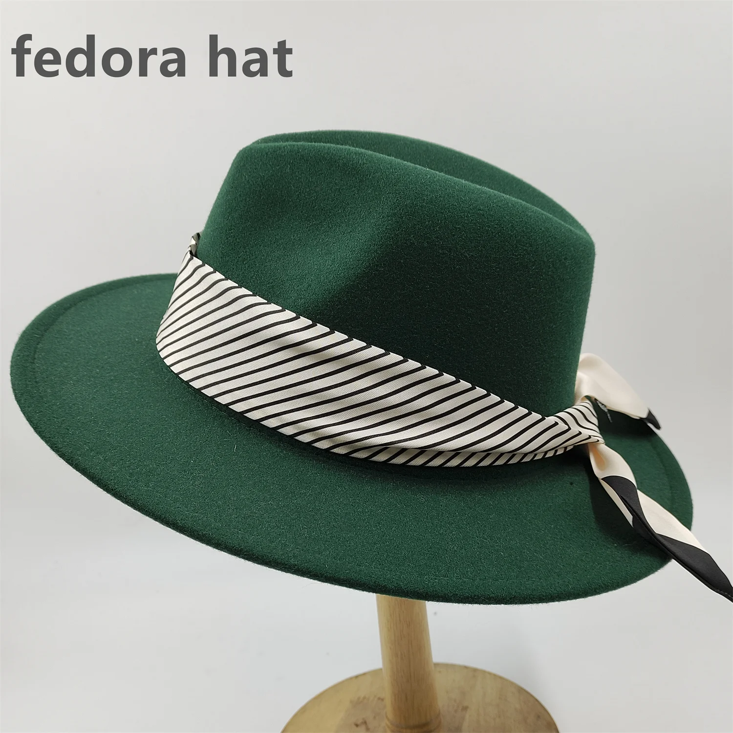 Chapeau à large bord pour femmes et hommes, accessoires Fedoras, casquette  Jazz ander, style britannique, mode rétro élégante, ruban, automne -  AliExpress