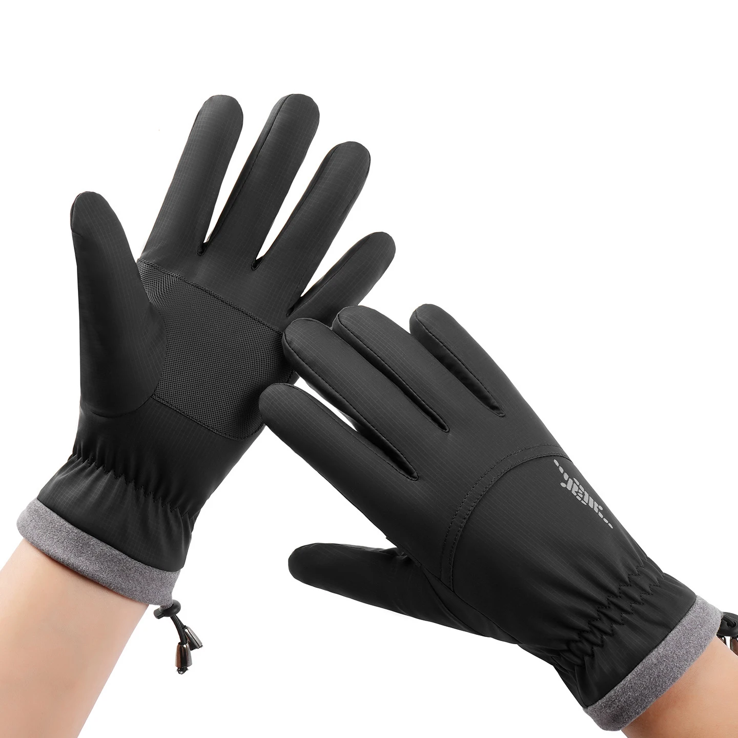 Windproof Skiing Gloves Mens Winter Gloves Waterproof Thickened Thermal Gloves Anti-Slip Palm Cold Weather for Skiing Cycling
