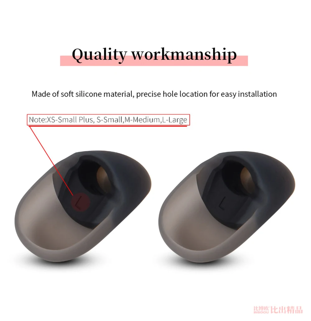 Silicone Ear Tips for Kingston HyperX 2 Cloud Earbuds II Eartips for HyperX Cloud2 Skylark Anti-drop Earphone Tips Earplugs