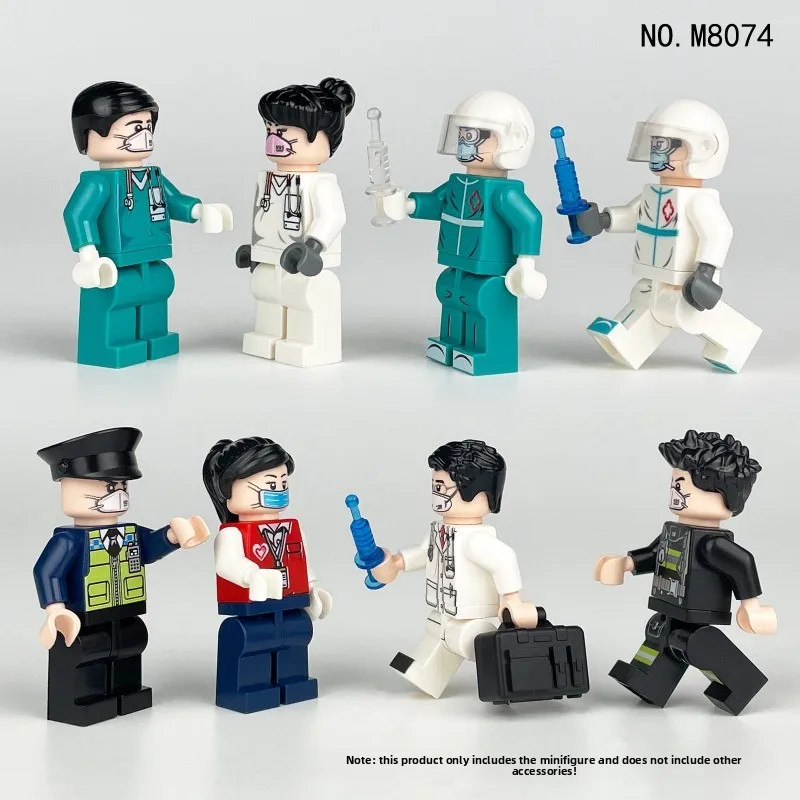 Building blocks, figures, humanoid dolls, toys, mini figures, humanoid dolls, children's toys, birthday presents, cartoon charac
