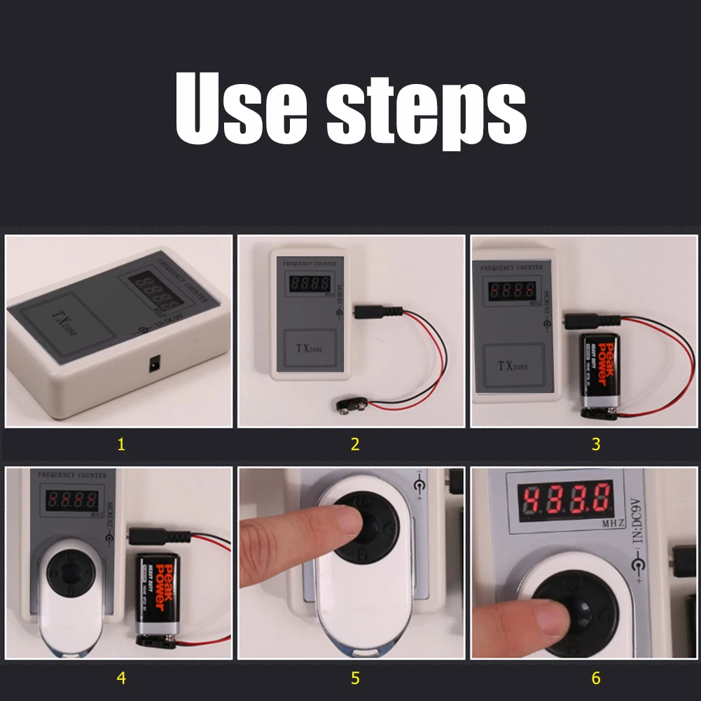 Handheld Car Key Frequency Meter Wireless Car Key Diagnostic Frequency Tester Auto Tools