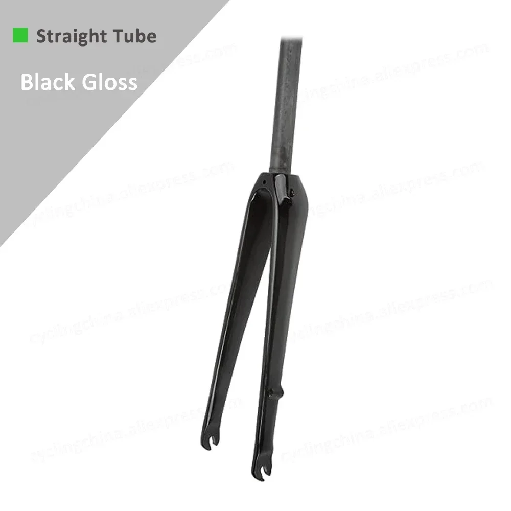 Fourche Avant Vélo Route Carbone - Frein En V, Axe QR 100x9 Mm, Tube 39,8 Mm Conique - Neuf (garantie 2 Ans)