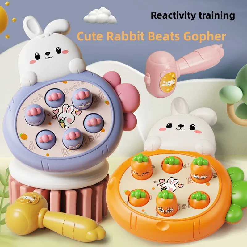 

Children's Tapping Toys Rabbits Ground Squirrels Infants Toddlers Early Childhood Education Interactive Game Baby Birthday Gift