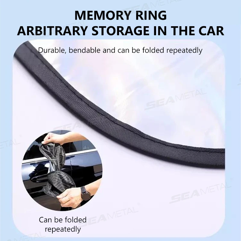Car Window Sun Shade Curtain Electrostatic UV Reflective