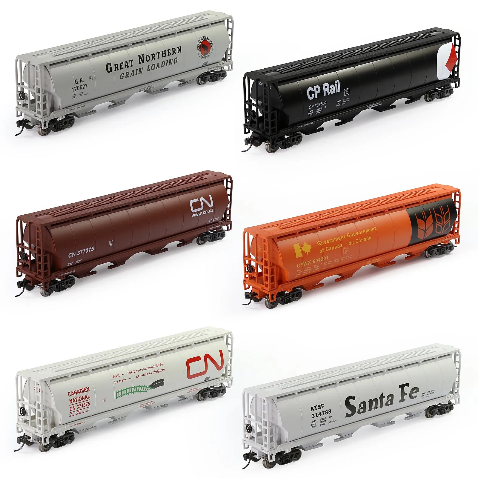 Evemodel Wagen 1pc Modelle isen züge ho Maßstab 1:87 4-fach überzogenes Getreide trichter auto rollendes Material c8744 – Detail 10