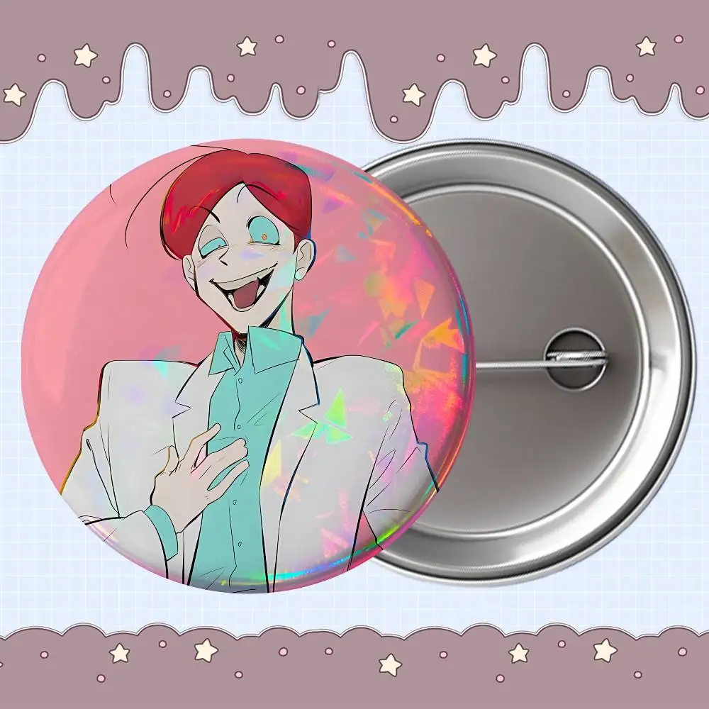 Dr. M Masacrik Psychocuties Cartoon Brooch Collection - Acrylic Button Pin Set