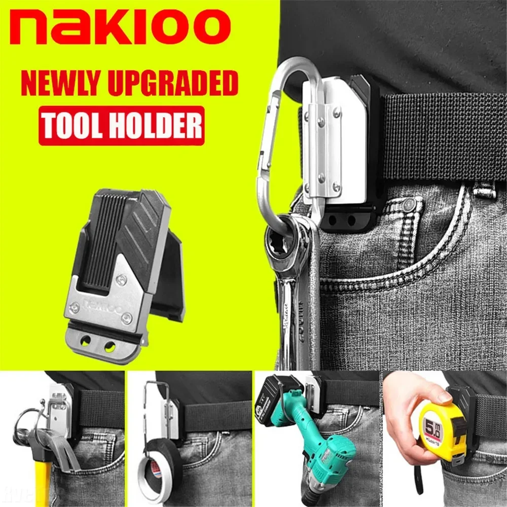 High Quality Tool Buckle Hanger for Belt Tape Measure Electric Drill Tape Electric Wrench Hammer Holder Tool Clip