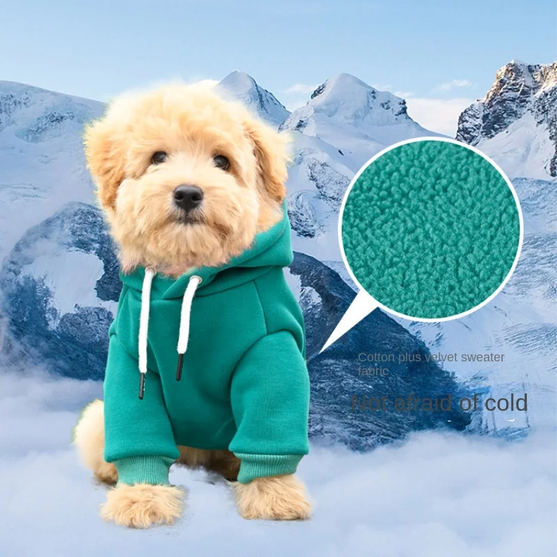 Warm Fleece Dog Hoodie 4