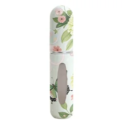 Compact 5ml Refillable Perfume Bottle with Floral Design and Decorative Pendant (5 - 2)