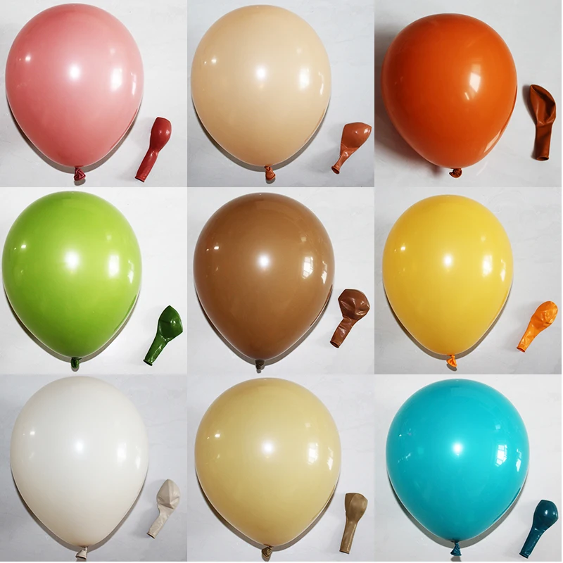 

10/20pcs Retro Avocado Yellow Klein Blue Latex Balloons Birthday Party Decor Adult Wedding Decorations Helium Baby Shower Ballon