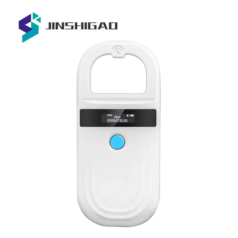 동물 RFID 리더, 125kHz, 애완 고양이 개 식별 마이크로칩 스캐너, EMID FDX-B ISO11784/85, 유리 칩 태그 리더 180, 134.2KHz 