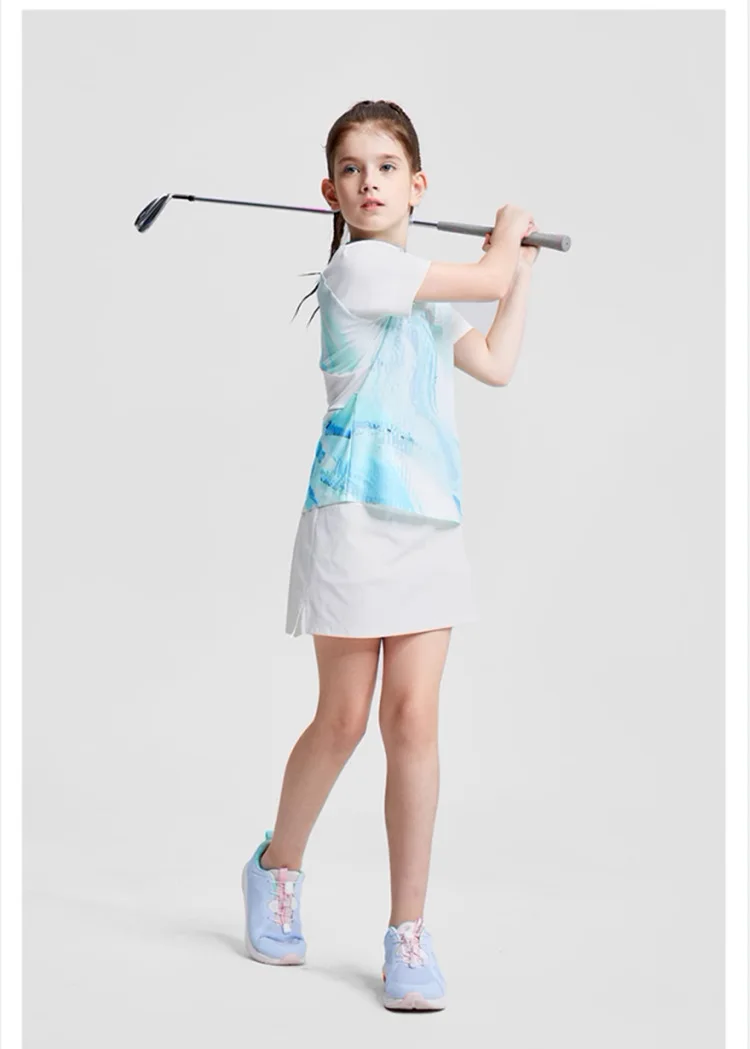 Girls Sports Shirt Summer Kids Yoga Tee Running Fitness Breathable Shirt 8 Sc4231a11f47940a391f79a8aee82c6581