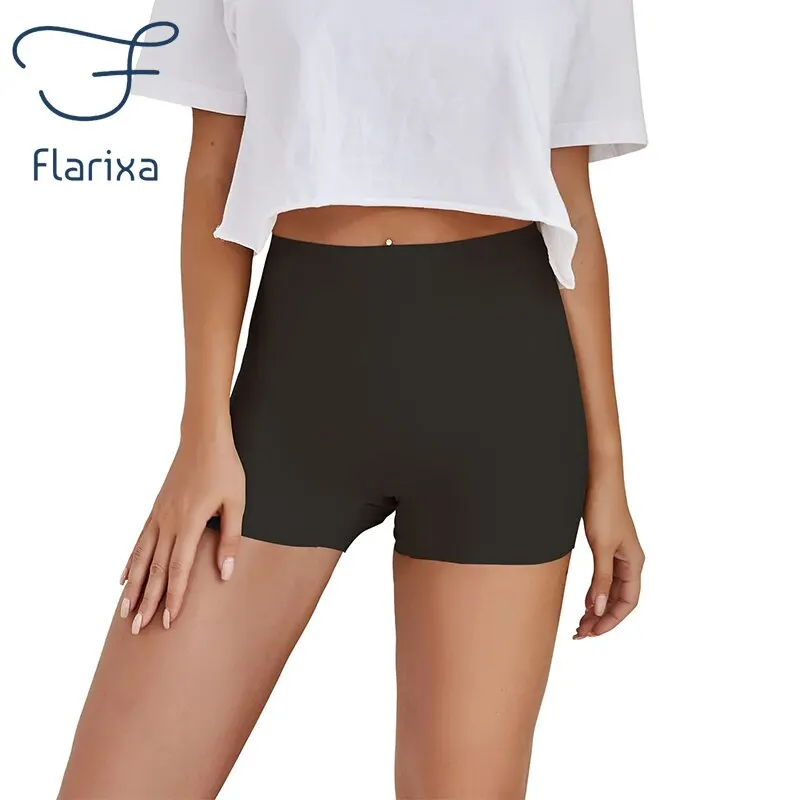 Flarixa Seamless Women Boxer Briefs Boyshorts For Women Anti Chafing